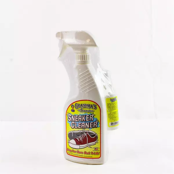 Grandma's Secret Sneaker Cleaner Spray 16oz + 3oz Travel Bottle New