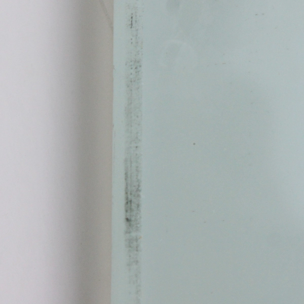 Lot Of 4 "Spirit Mountain Casino" Matching Blue Tinted Glass Coasters 4.5" x 4"