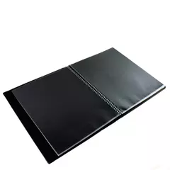 15"x12" Black Art Portfolio Slim Scrapbook Document Case