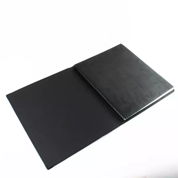 15"x12" Black Art Portfolio Slim Scrapbook Document Case