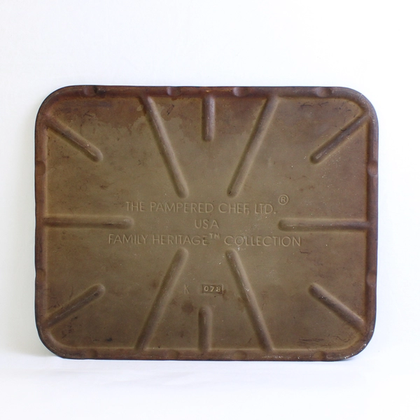 Pampered Chef Family Heritage Collection 12" x 15" Rectangle Baking Stone #1350