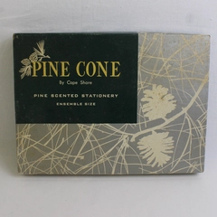 Vintage Cape Shore Pine Cone Stationery Partly Used