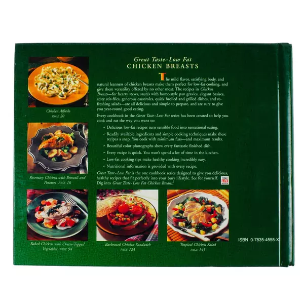 Time-Life Books Chicken Breasts: Great Taste Low Fat Hardcover Cookbook