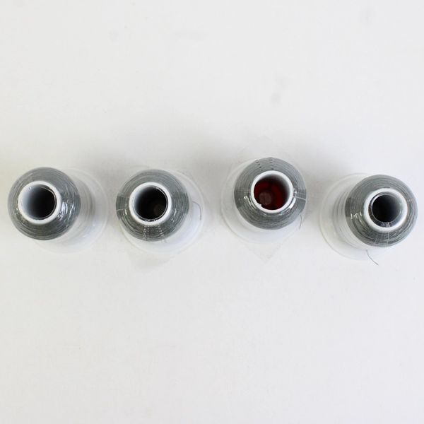 Lot of 4 Gutermann Sewing Thread Miniking Spools 1000m Grey 115 New