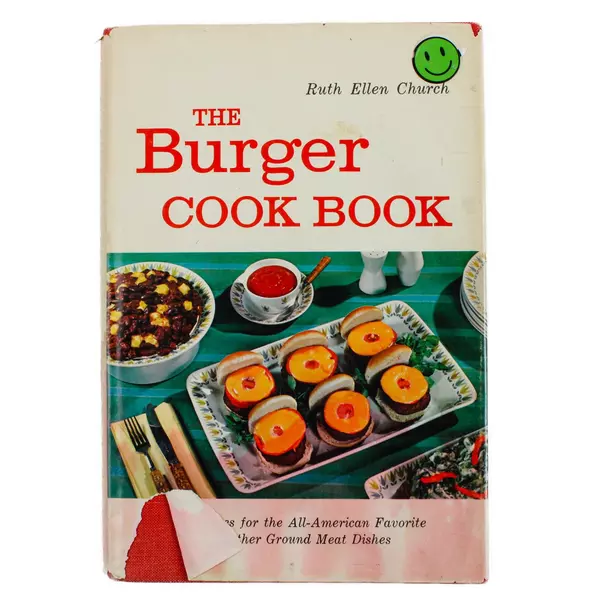 The Burger Cook Book by Ruth Ellen Church Hardcover 1961 Vintage 