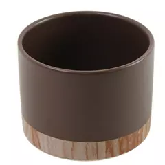 Succulent Cozy Collection Brown Planter Small 4.5in x 3.5in