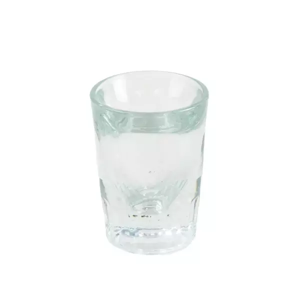 Heavy Clear Glass Shot Glass 3in High Thick-Walled Liquor Tasting