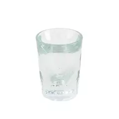 Heavy Clear Glass Shot Glass 3in High Thick-Walled Liquor Tasting