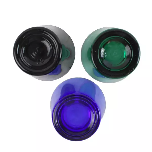 Lot of 3 Souvenir Shot Glasses - Spirit Mountain, Evergreen, Hummingbird