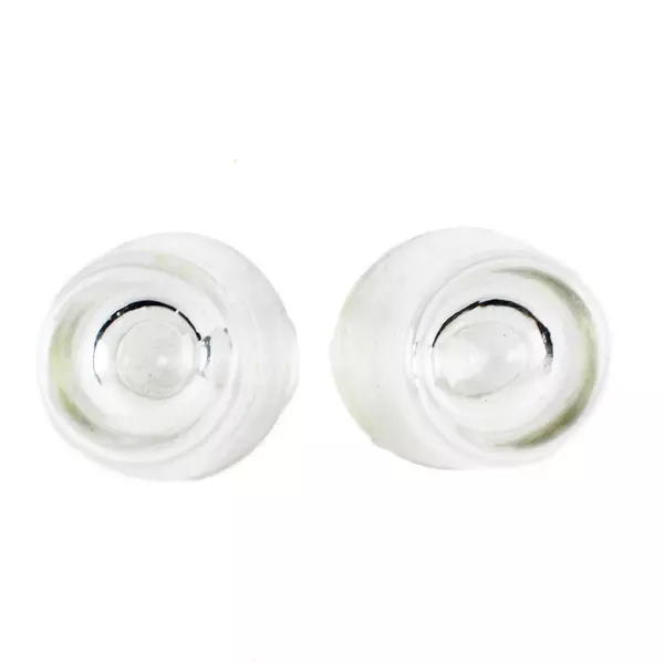 Set of 2 Clear Shot Glasses Small Bar Tasting Glasses