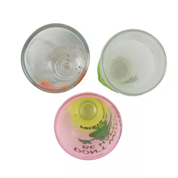 Lot of 3 Souvenir Shot Glasses Puerto Vallarta Puerto Nuevo Mexico