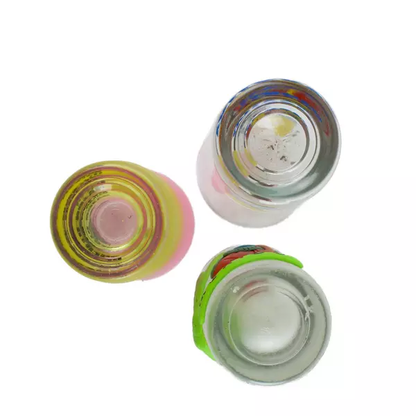 Lot of 3 Souvenir Shot Glasses Puerto Vallarta Puerto Nuevo Mexico