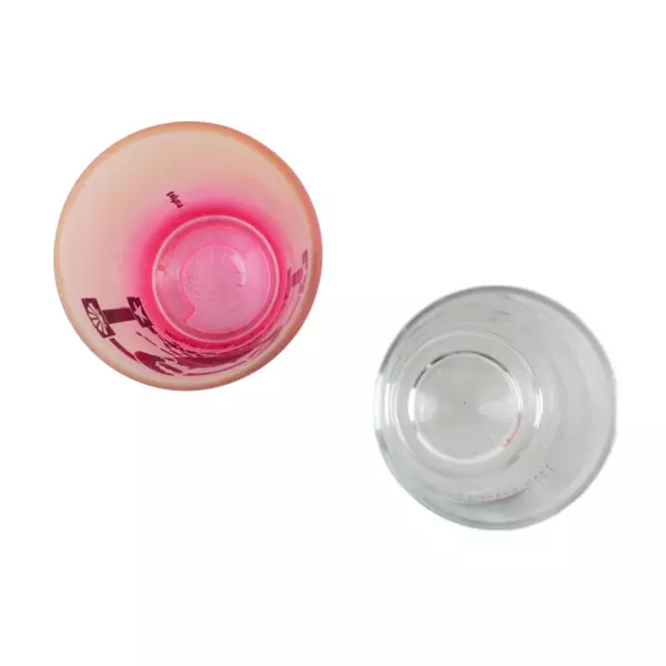 Lot of 2 Souvenir Shot Glasses Spirit Mountain Casino & Crab Rockaway Beach