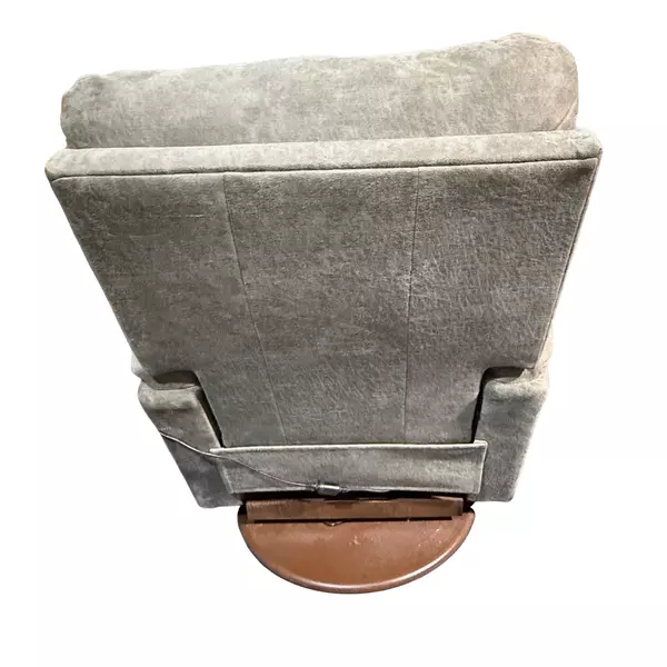 La-Z-Boy Trouper Mink Swivel Power Recliner Suede Taupe Beige