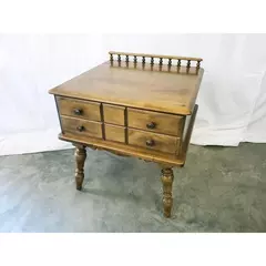 Mid 20th Century Kroehler Cape Cod Collection Solid Hard Rock Maple End Table