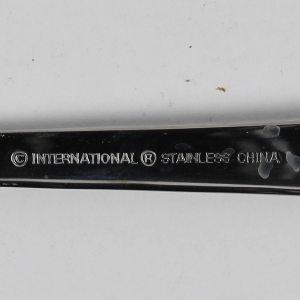 Lot Of 7 International Silver Kensington (Stainless) Flatware Soup Spoons 7.75"