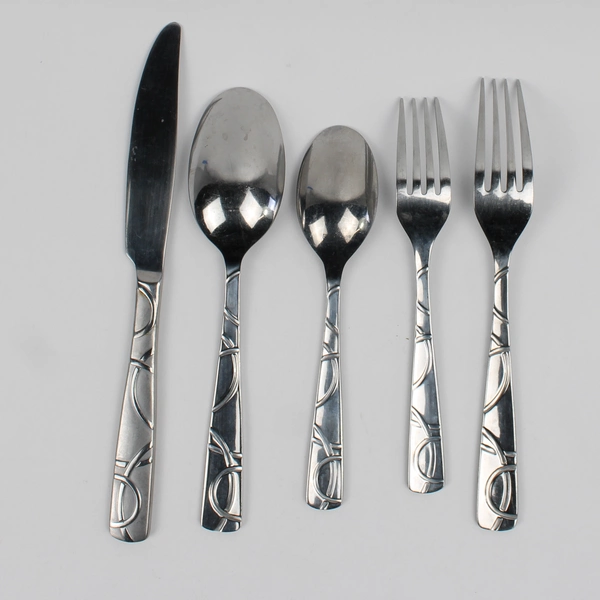 5-Piece Place Setting Cambridge Silver CBS224 Pattern Stainless Steel Rare