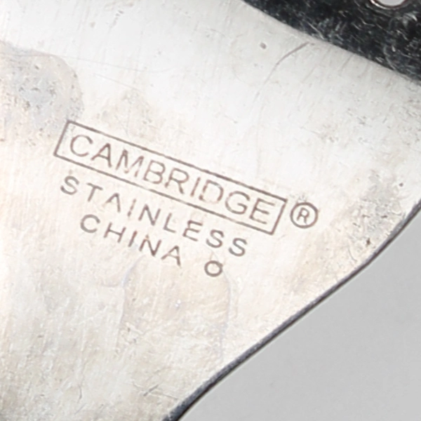 5-Piece Place Setting Cambridge Silver CBS224 Pattern Stainless Steel Rare