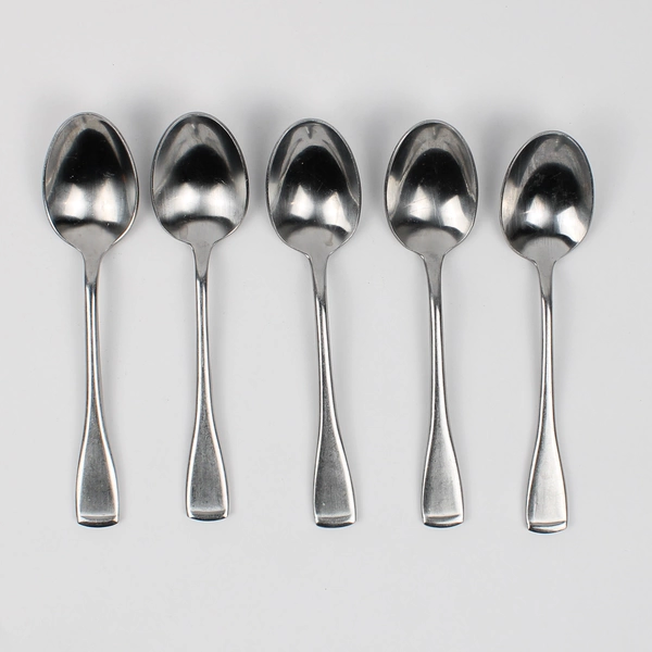 Lot of 5 Oneida Maddox Stainless Steel Teaspoons 6 1/8"