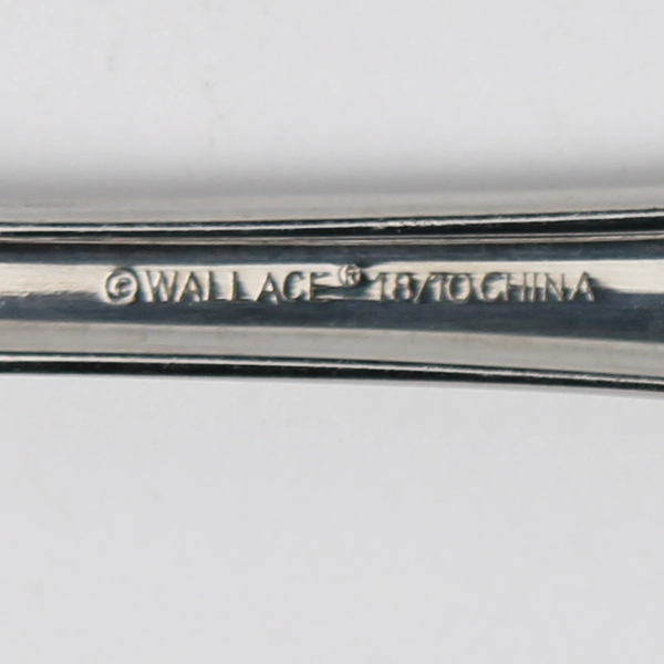 Lot of 4 Wallace Silver Riviera Pattern Serving Utensils 18/10 Stainless Good