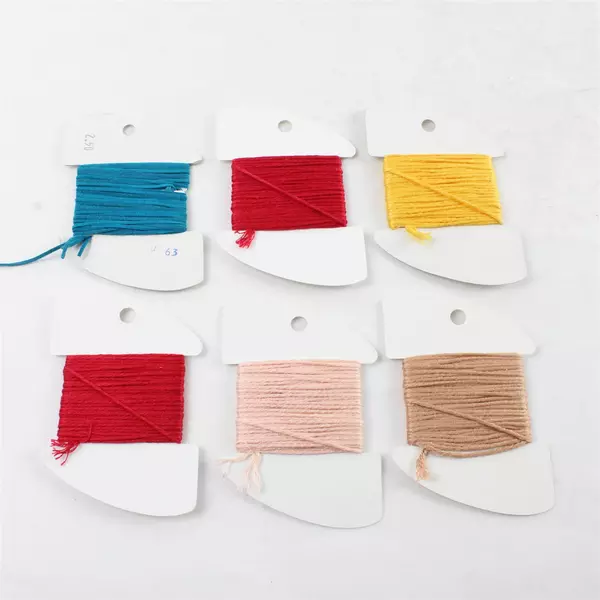 Lot of 6 Splendor Silk Needlepoint Thread Rainbow Gallery Strandable 12-Ply New