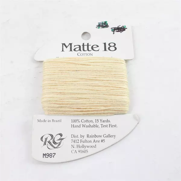 Lot of 3 Rainbow Linen & Matte 18 Cotton Thread 20 & 15 yds. Each New