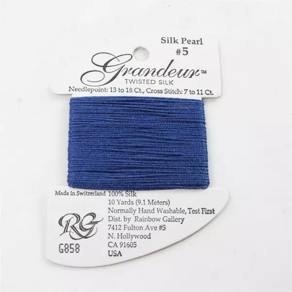 Lot of 2 Grandeur Twisted Silk Pearl #5 On Cards, New 