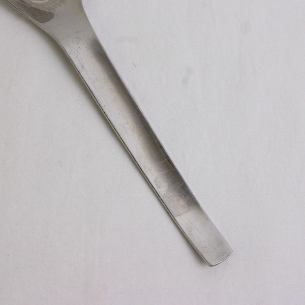 Lot of 6 Mikasa Profile Pattern Oval Bowl Soup Spoons 18/8 Stainless 8.25"