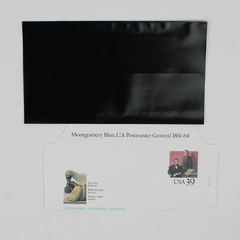 1989 Montgomery Blair US Postmaster General 1861-64 39¢ Aerogramme Unused