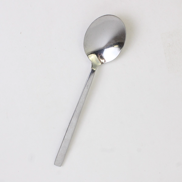 West Elm Stainless Steel Serving Spoon Flatware 8" Long