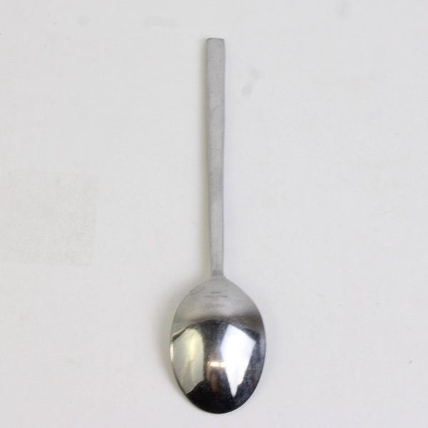 West Elm Stainless Steel Serving Spoon Flatware 8" Long