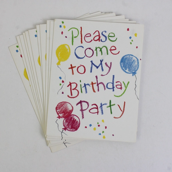 Set of 11 Vintage American Greetings Birthday Invitation Cards