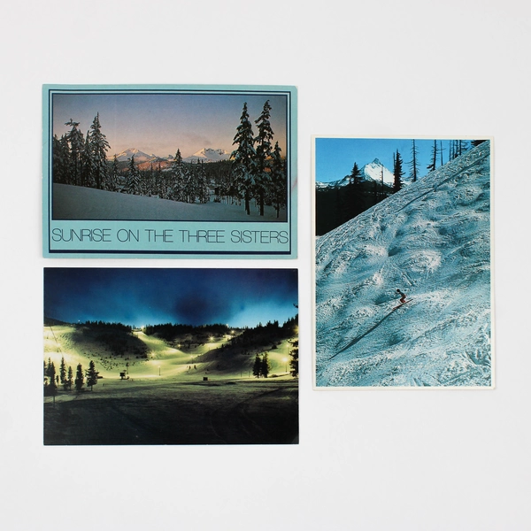 Lot Of 3 Central Oregon Cascades Color Postcards Hoodoo Ski Bowl Three Sisters