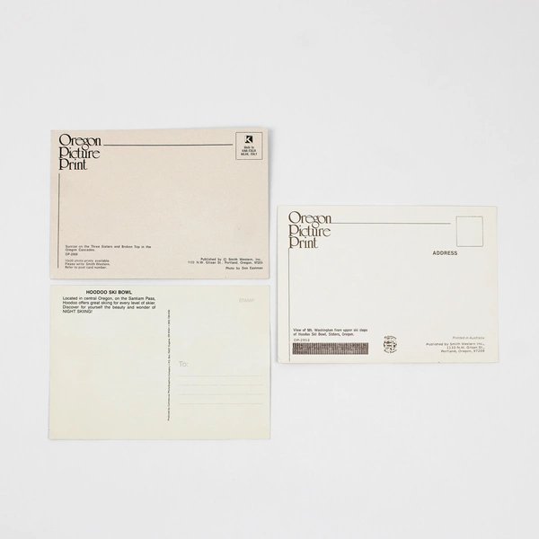 Lot Of 3 Central Oregon Cascades Color Postcards Hoodoo Ski Bowl Three Sisters