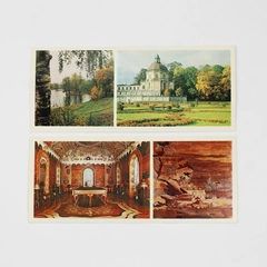Lot Of 2 Great Palace Chinese Room Lomonosov Russia USSR Wide Postcards 1979 