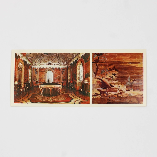Lot Of 2 Great Palace Chinese Room Lomonosov Russia USSR Wide Postcards 1979 