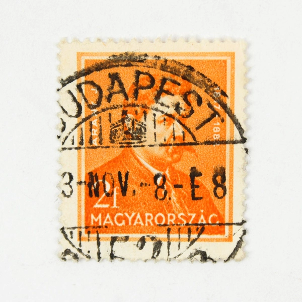 Lot Of 2 Hungary Magyarorszag Famous Hungarian Stamps 1930s Postmarked Used 