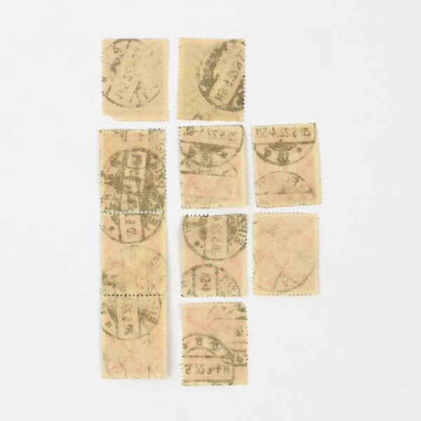Lot Of 10 Germany Deutsches Reich 1922 3 Mark 10 Mark Stamps Used