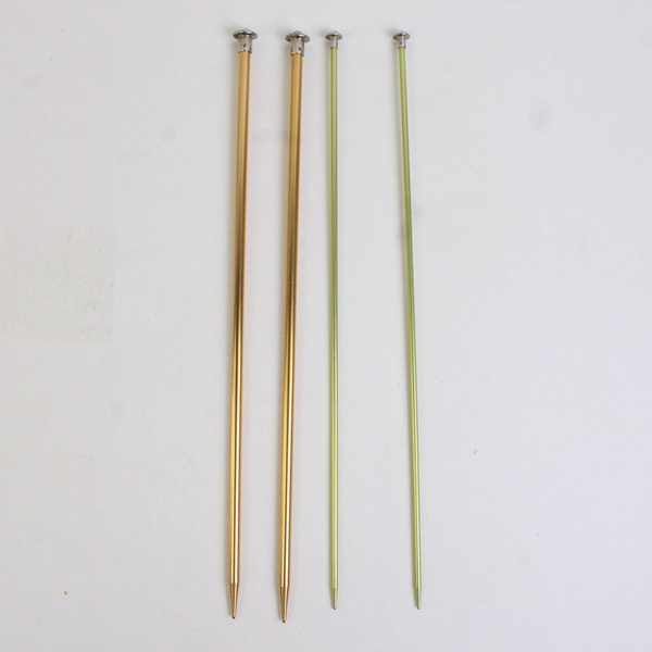 Lot 9 Pairs Vintage Aluminum Single Point Knitting Needles 2 5 6 8 11