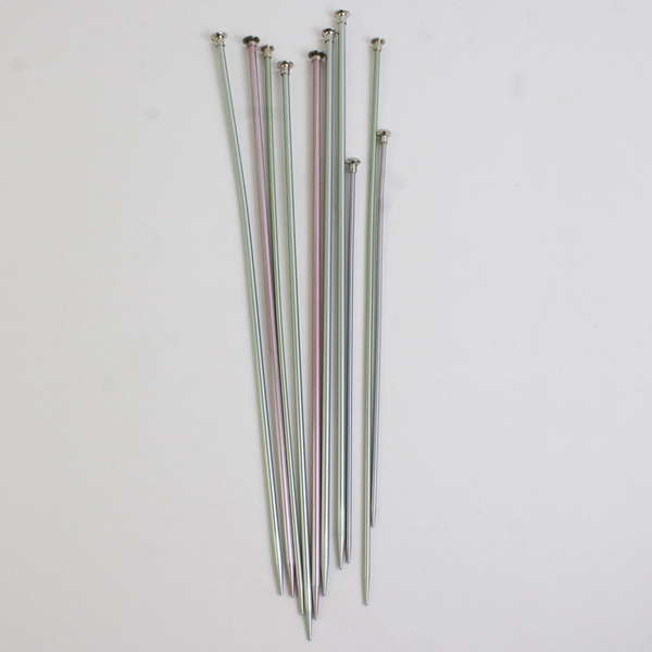 Lot 5 Pairs VTG Susan Bates Single Point Aluminum Knitting Needles 3 5 7 8