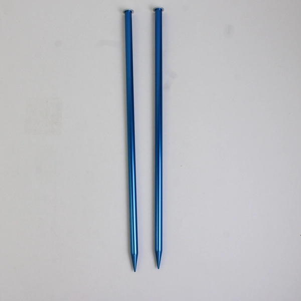 Lot 2 Sets Vintage Hero Single Point Knitting Needles Sizes 6 and 15