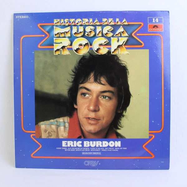 Eric Burdon & The Animals Historia De La Musica Rock LP 1982