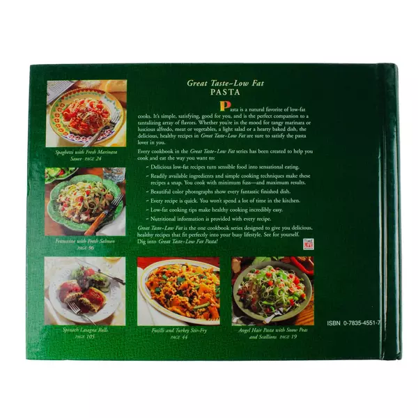Great Taste Low Fat Pasta Cookbook Diet-Friendly