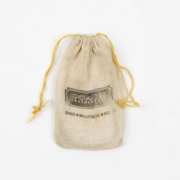 Vintage Coach Leatherware Miniature Dust Bag 2" x 4"