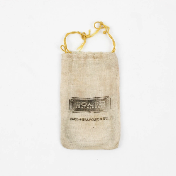 Vintage Coach Leatherware Miniature Dust Bag 2" x 4"