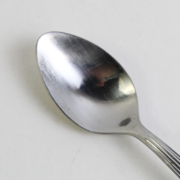 Lot of 4 IKEA Smide Pattern Stainless Steel Teaspoons 5.5" Long Good