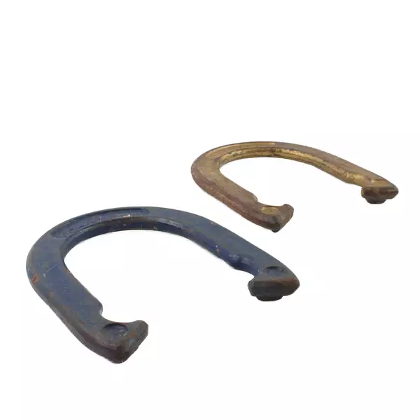 Vintage Franklin Set of 4 Steel Horseshoes Model A & B Outdoor Game