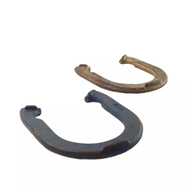 Vintage Franklin Set of 4 Steel Horseshoes Model A & B Outdoor Game