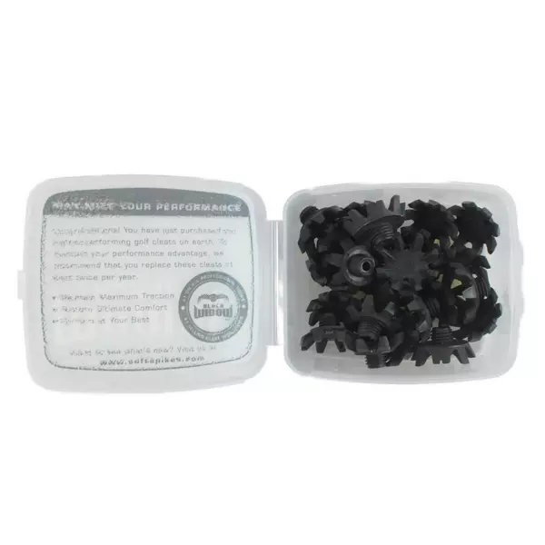 2 Boxes Black Widow Golf Soft Spikes Cleats 30 Total 