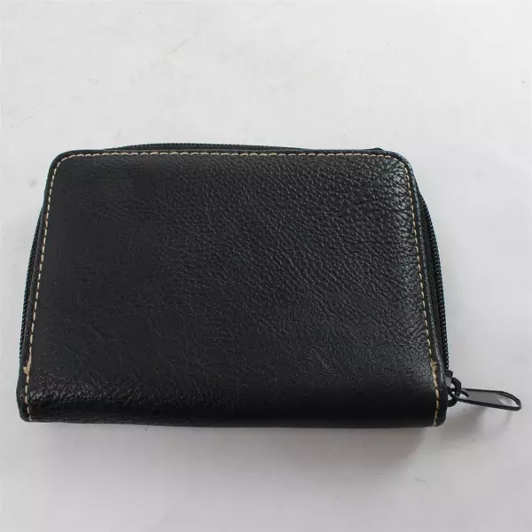 Rosetti Women's Black Zipper Wallet Compact Credit Card Coin Purse